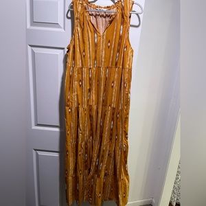 Sonoma Aztec Printed Long Dress